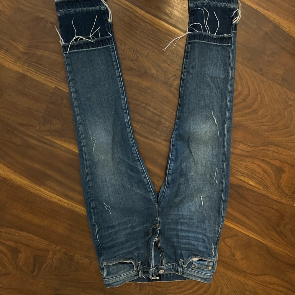 Classic Blue Distressed Women's Jeans